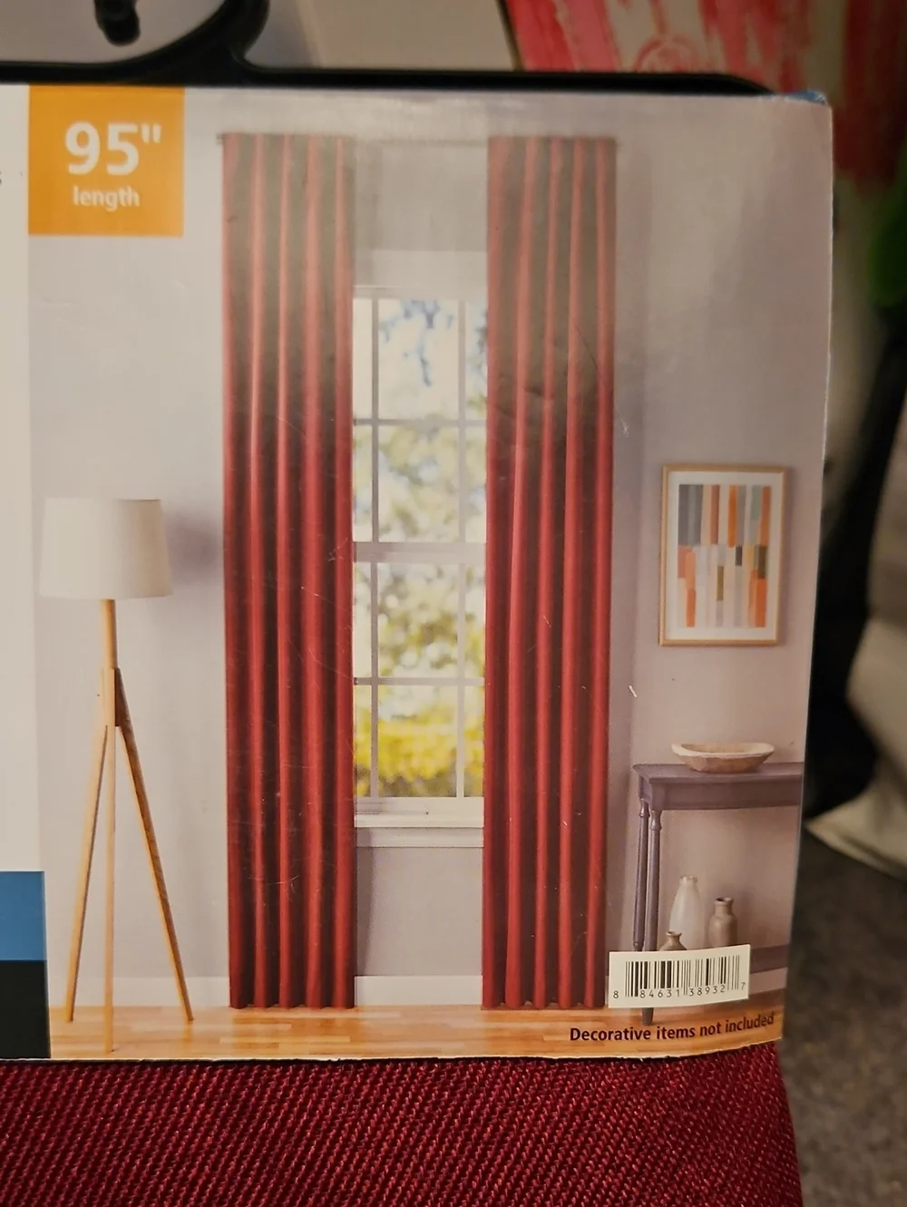 Mainstays merlot curtain